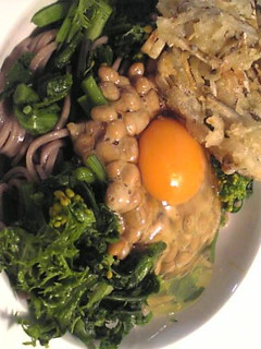 冷し納豆かき揚げそば-レシピのメイン写真