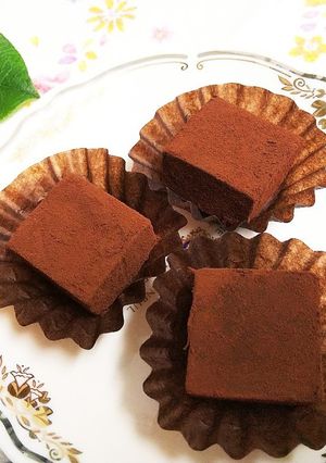 生チョコ…？じゃなくて～ココアかん☆-レシピのメイン写真