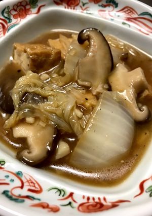 簡単！白菜と厚揚げのあんかけ-レシピのメイン写真