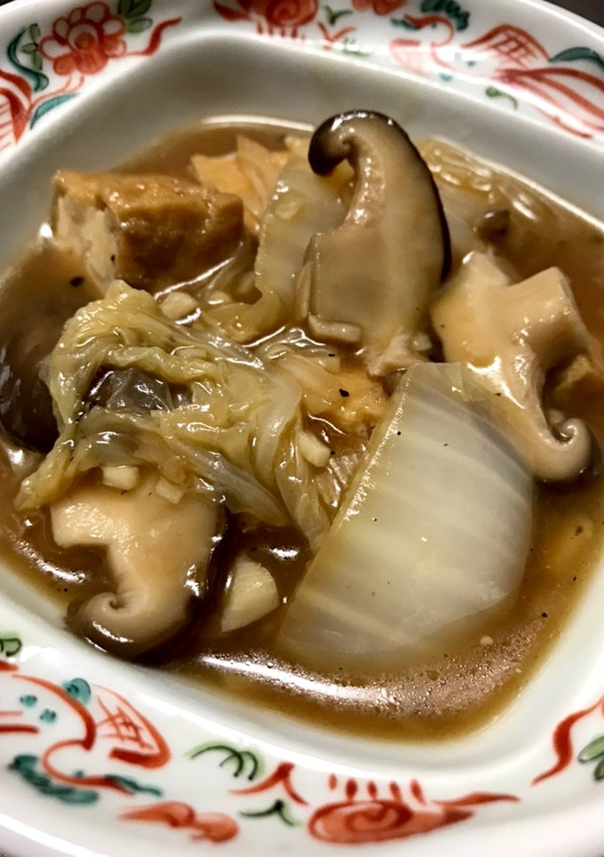 簡単！白菜と厚揚げのあんかけ-レシピのメイン写真
