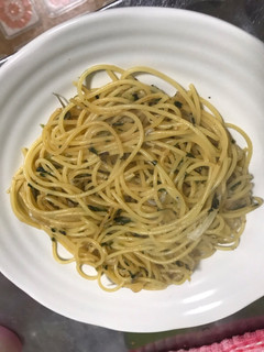 野沢菜パスタ-レシピのメイン写真