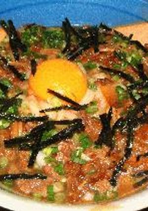 ☆牛丼チックな肉うどん♪-レシピのメイン写真