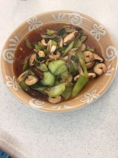 むきえびと青梗菜の生姜炒め-レシピのメイン写真