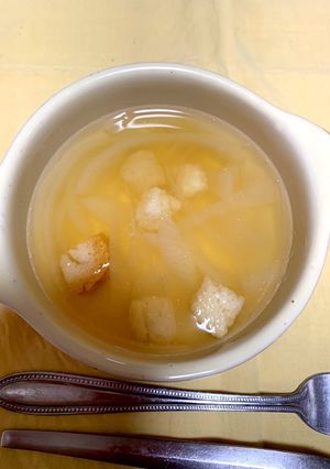 味を自由に調整できる簡単オニオンスープ-レシピのメイン写真