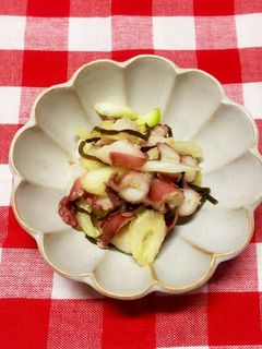 タコ と セロリ の塩昆布マリネ☆-レシピのメイン写真
