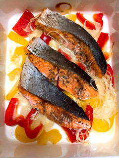 鮭のホーロー 焼き-レシピのメイン写真