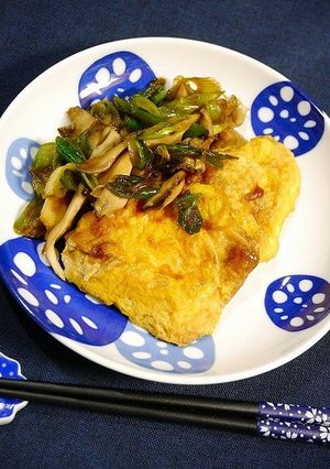 簡単！肉無しすき焼き☆ふわふわ卵油揚げ-レシピのメイン写真