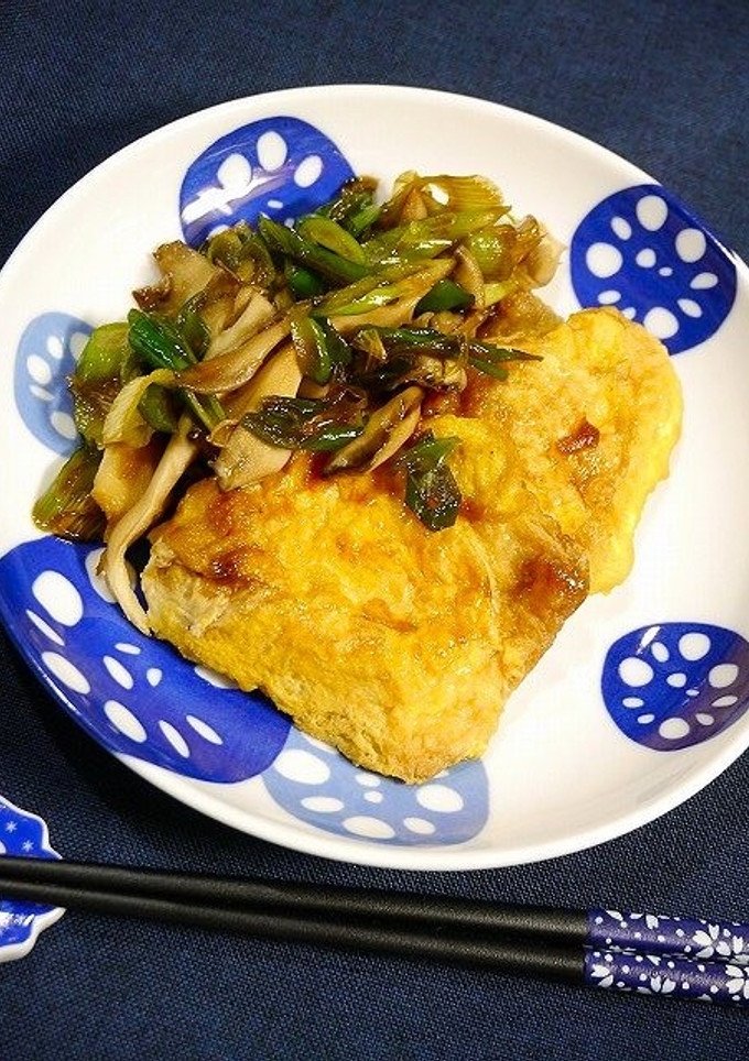 簡単！肉無しすき焼き☆ふわふわ卵油揚げ-レシピのメイン写真