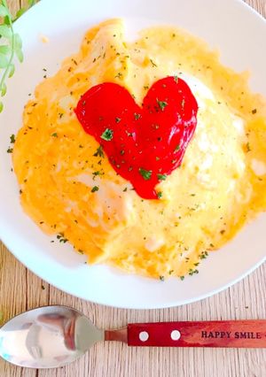 少しだけ♡こだわったオムライス♡-レシピのメイン写真