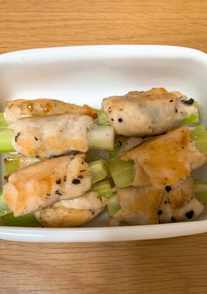 セロリのササミ巻き-レシピのメイン写真
