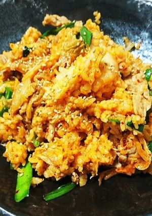 パラパラ！キムチチャーハン-レシピのメイン写真