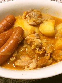 じゃがいもと鶏肉のミートソース煮込み-レシピのメイン写真
