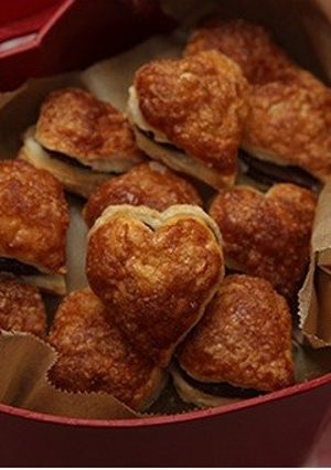 はさむだけ　ハートパイの生チョコサンド-レシピのメイン写真