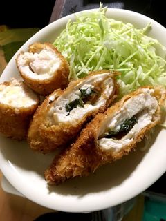 ササミの梅しそチーズフライ-レシピのメイン写真