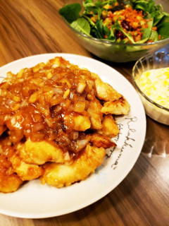 お手軽♪ヘルシーむね肉のチキン南蛮風-レシピのメイン写真