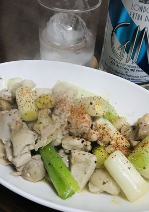 鶏腿葱炒め-レシピのメイン写真