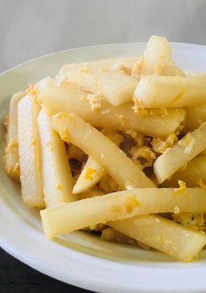 簡単すぐできる!大根と玉子の炒め煮-レシピのメイン写真