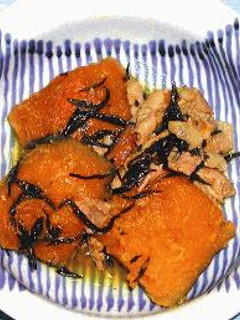 梅ふう味かぼちゃの煮物-レシピのメイン写真
