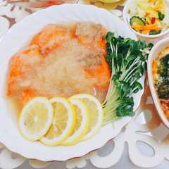 レモン香る☆鮭のみぞれ煮（おろし煮）-レシピのメイン写真