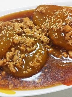 大根丸々一本!我が家の鶏そぼろ煮-レシピのメイン写真