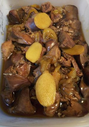 若鶏の肝煮-レシピのメイン写真