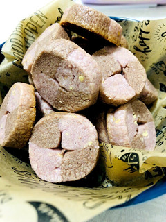 紫芋とココアの2色ホワイトクッキー-レシピのメイン写真