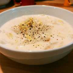 รูปของ 白菜のベジブロスクリームスープ