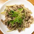 豚肉とエリンギのさっぱりポン酢炒め