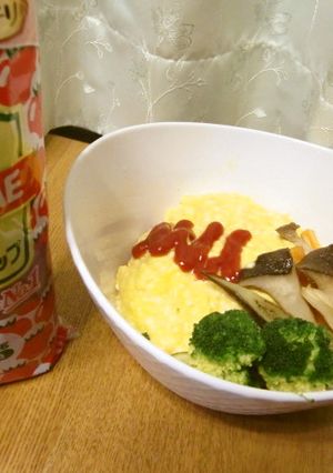 ボリューム&ヘルシー卵なオムライス-レシピのメイン写真