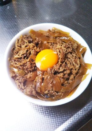 ☆牛丼☆卵はお好みで♪-レシピのメイン写真