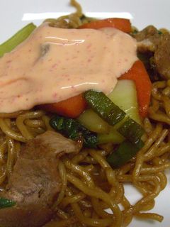 変わり焼きそば☆めんたい風味☆-レシピのメイン写真