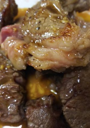 サイコロステーキとレモンバターソース-レシピのメイン写真