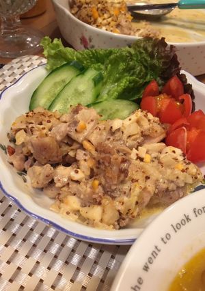 鶏のタルタル風親子焼き-レシピのメイン写真