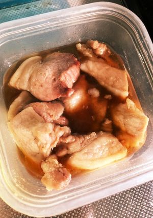 レンジで簡単に、豚の角煮風♡-レシピのメイン写真