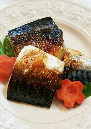 お弁当 フライパン ふっくら塩鯖焼き-レシピのメイン写真