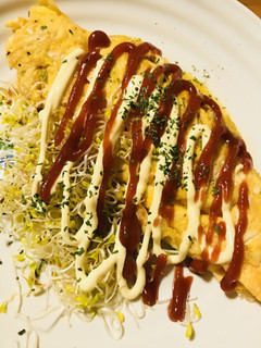 ベーコンとキノコのオムレツ-レシピのメイン写真