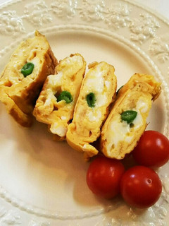 お弁当 いんげん巻き玉子焼き-レシピのメイン写真
