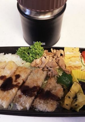 豚カツ弁当-レシピのメイン写真