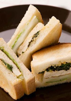 お鍋野菜のホットサンド-レシピのメイン写真