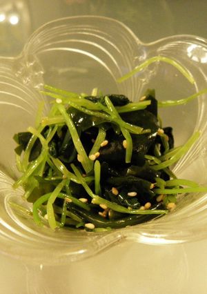 ワカメとミツバのおひたし-レシピのメイン写真