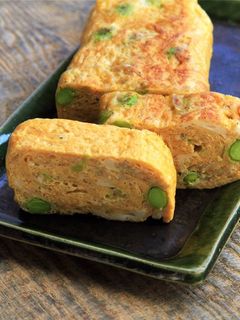黄金比率!しらすと枝豆の出汁巻き-レシピのメイン写真