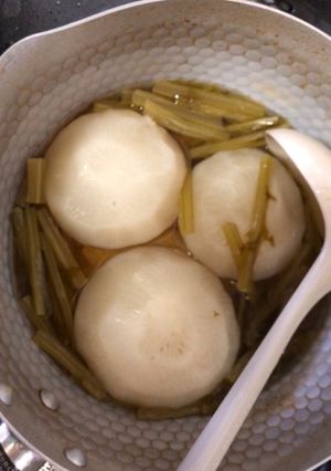 とにかく簡単！白だしカブの煮物-レシピのメイン写真