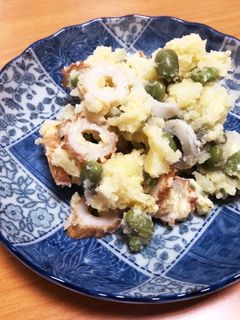 枝豆、竹輪のポテトサラダ-レシピのメイン写真
