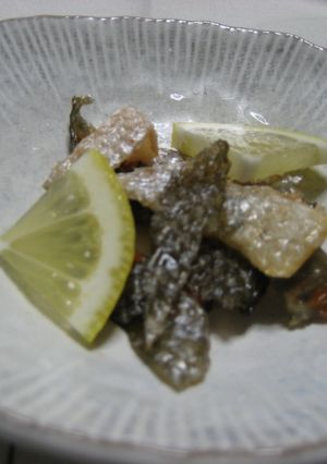 塩鮭の皮焼き-レシピのメイン写真