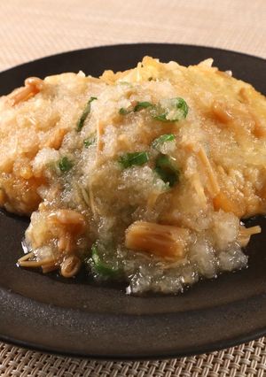 介護食 やわらか鶏のなめ茸おろし-レシピのメイン写真
