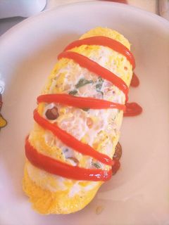 簡単くるっとオムライス 洗い物少なめ☆-レシピのメイン写真