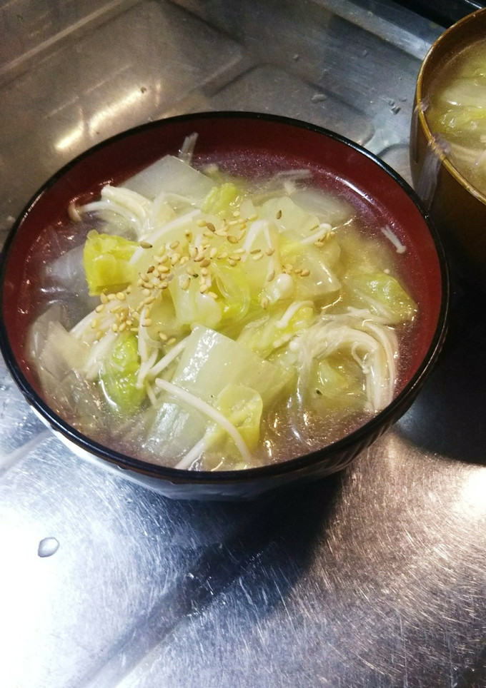 とても簡単☆白菜の春雨スープ-レシピのメイン写真