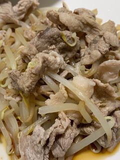もやしと豚肉のポン酢和え-レシピのメイン写真