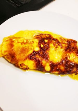 はんぺんとたっぷりチーズのオムレツ♪-レシピのメイン写真