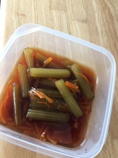 ふきと人参の煮物-レシピのメイン写真